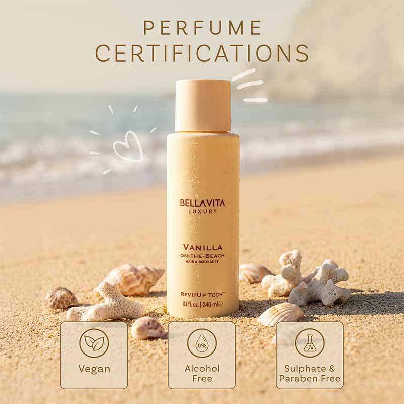 Bellavita Luxury Hair & Body Mist - Vanilla-on-the-Beach - Image 8