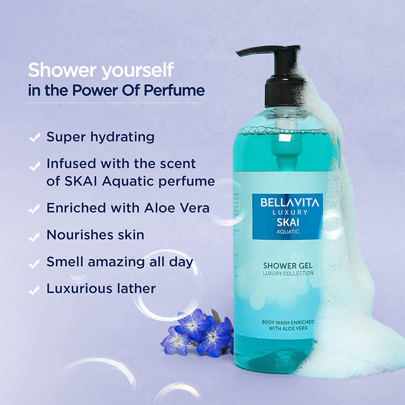 SKAI Aquatic Shower Gel - Image 3